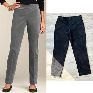 Talbots Black  Curvy Slim Fit Velveteen Pants